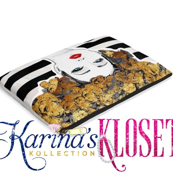 Beauty Oversized Large Clutch 🎀 Beauty Cosmetic Make Up Bag 💄 - Picture 2 of 4